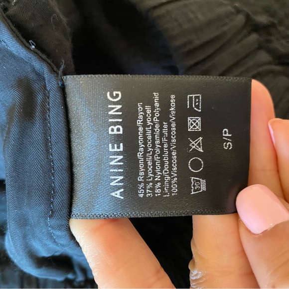 Anine Bing Black Shorts - Picture 4 of 4